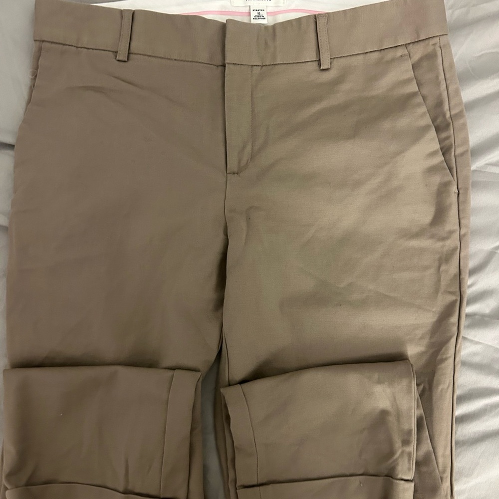 Banana Republic Tan Trousers Classic Tailored Fit